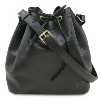 Louis Vuitton Pre-owned Epi Petit Noe Schoudertas Zwart - Dames - Vintage Tas - Zwart - ONE Size - Leer - Vintage