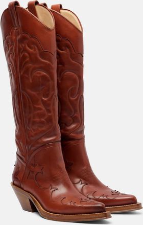 Gabriela Hearst Botas cowboy Capitana de piel