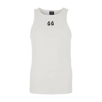 44 Label Group Sleeveless Top with Logo Embroidery