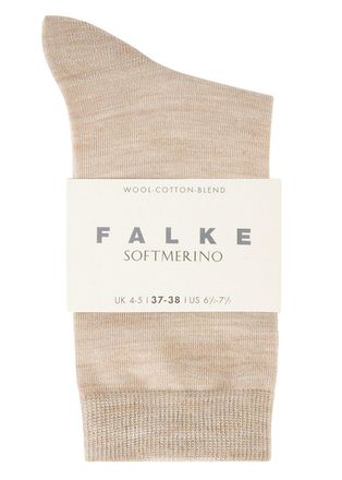 Falke Soft Merino Wool-blend Socks - Beige - 39/40 (IT39 - 40 / UK6 - 8)