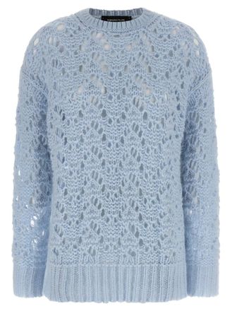 Fabiana Filippi Light Blue Openwork sweater