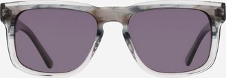 Cole Haan Mens Heritage Refined Rectangle Sunglasses - Grey