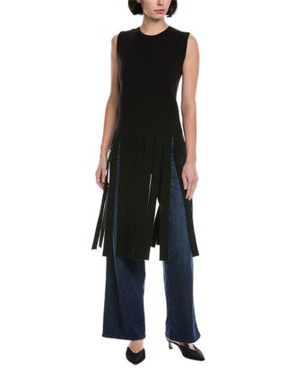 Akris Cashmere Fringe Sweater