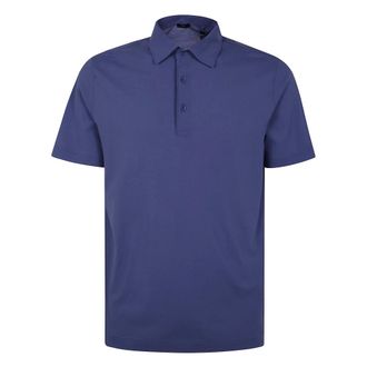 Herno Polo Shirts, male, Blue, XL, Polo Shirt