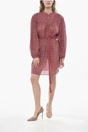 Isabel Marant ETOILE Cotton Blouse KILDI With Floral Pattern size 44