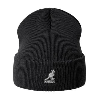 Kangol Zwarte Unisex Acryl Allergievrije Trui - Dames - Hoeden - Zwart - ONE Size - Accessoires