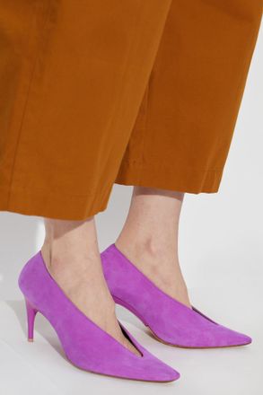 Balenciaga Duchesse Pump High-heeled Shoes, Womens, Purple