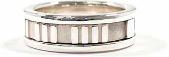 Tiffany & Co. Atlas Silver Silver 925 Band Ring (Pre-Owned)