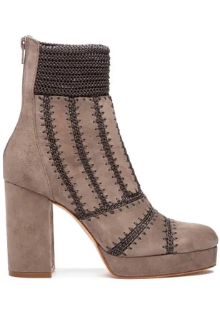 Silent D Womens Yasmin Boot In Taupe Suede