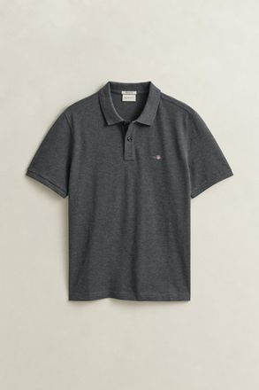 GANT Men Regular Fit Polo Shirt (XXXL) ANTRACIT MELANGE