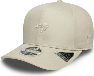 New Era Mens 9FIFTY Mclaren Racing Baseball Cap - Light Cream - S/M