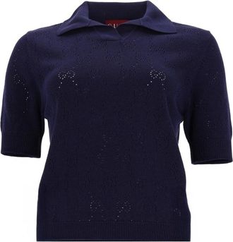 Gucci Silk And Cotton Polo Shirt