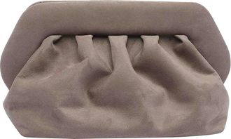 Themoirè Bios Suede Clutch