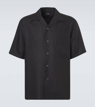 Ermenegildo Zegna Camicia bowling in lino