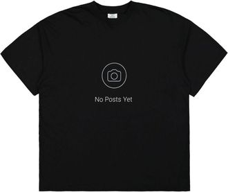 VETEMENTS No Posts T-shirt - Black