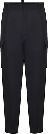 Dsquared2 Pantalone - Heren - Slim Fit Broeken - Zwart - S - Leer - Broeken