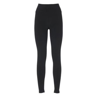 Wolford Broeken, Dames, Zwart, S, Wol, Zwarte Elastische Taillebroek