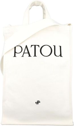 Patou Handbags - Dames - Shoppers - Wit - ONE Size - Katoen - Tassen