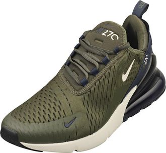 Nike Air Max 270 Mens Shoes (AH8050-303, Cargo Khaki/Light Bone-), Cargo Khaki/Light Bone-Obsidian, 9.5 UK