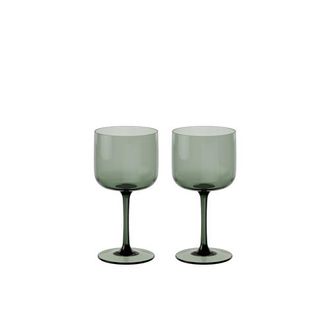 Villeroy & Boch Like Sage Wine / Water Glass Pair in Green at Nordstrom