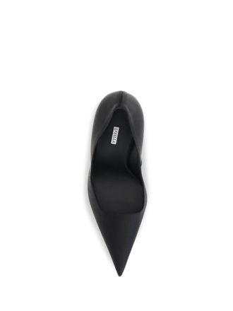 Le Silla Womens Pumps Amelia Black Calf Leather High Heel Shoes