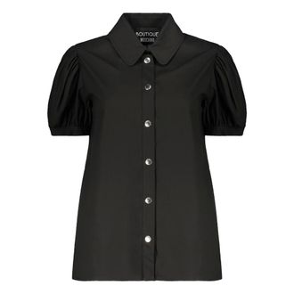 Moschino Shirts, female, Black, Size: M Short-sleeve Shirt