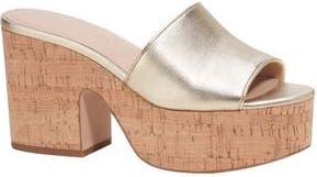 Kate Spade New York ibiza platform sandal in Pale Gold at Nordstrom Rack, Size 6.5