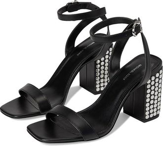 Michael Kors Merriam Block Heel Womens Sandals Black : 6.5 M, Leather/Rubber