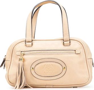 Loewe Borsa a mano Anagram mini in pelle con nappa 2007 - Marrone