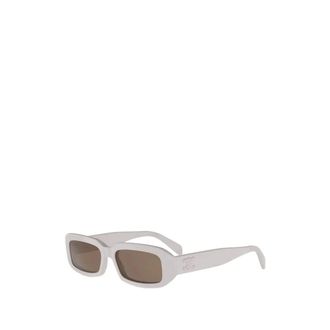 Celine Triomphe Sunglasses - male - CELINE - Sunglasses - White - 54 MM - Accessories