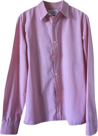 Maison Margiela Maison Margiela Pink Classic Mens Shirt Size 16