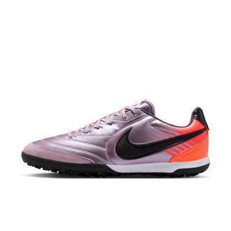 Nike Mens Tiempo Ligera Pro Heritage Turf Low-Top Soccer Shoes in Purple | IZ1675-500