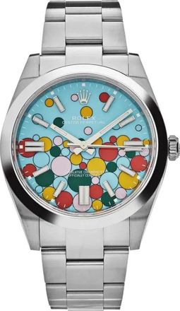 Rolex Oyster Perpetual Celebration 36mm Pre-owned 2024 - Blu