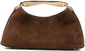 Elleme Elleme, Tassen, Dames, Bruin, ONE Size, Leer, Mini Boomerang