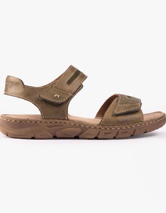 Josef Seibel Womens Josef Seibel BRENDA 08 Womens Sandals Khaki - Green - Size: 6.5