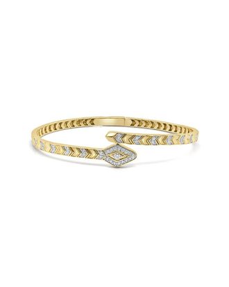 Sabrina Designs 14K 0.69 Ct. Tw. Diamond Snake Stackable Bangle