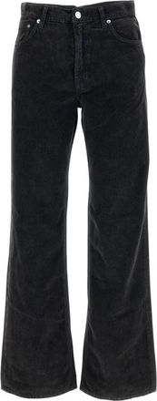 Haikure Wide Jeans - Dames - Loose Fit Jeans - Zwart - W25 - Katoen - Jeans