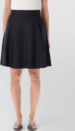 Low Classic a line midi skirt belt loops pockets