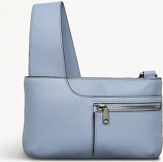 Radley London Smoke Blue Mini Ziptop Cross Body Bag Pockets SS25 Radley London