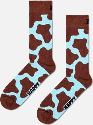 Happy Socks Mens Cow Socks, Brown/blue - Size: 10/9.5/9/10.5/11/11.5/12/12.5