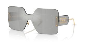 Versace Mirror Silver Shield Ladies Sunglasses VE2277 10026I 142