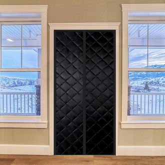 OEM Cortina T&eacute;rmica Aislante Para Puerta, 70 X 200 Cm. Cortina T&eacute;rmica Aislante Para Puerta Con Acolchado Para Protecci&oacute;n Contra El Viento, El Agua Y El R