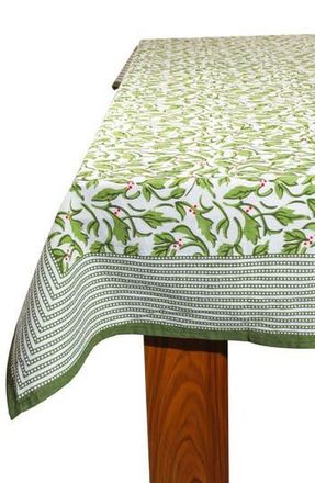 Tiramisu Print Cotton Tablecloth in Green at Nordstrom Rack