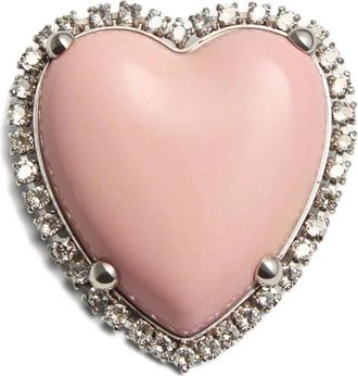 Valentino Garavani Spilla Coeur Hyperbole - Argento