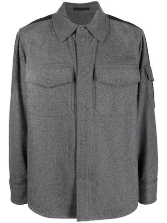 Helmut Lang Camicia a maniche lunghe - Grigio