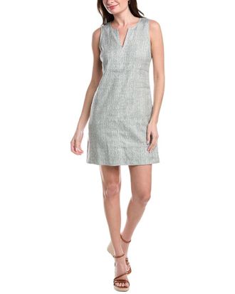 Tommy Bahama Palm-A-Dora Shimmer Bay Linen-Blend Sheath Dress