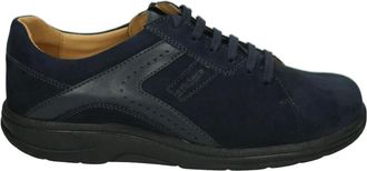 Str&ouml;ber Schoenen, Heren, Blauw, 44 EU, Leer, Malio 86045H