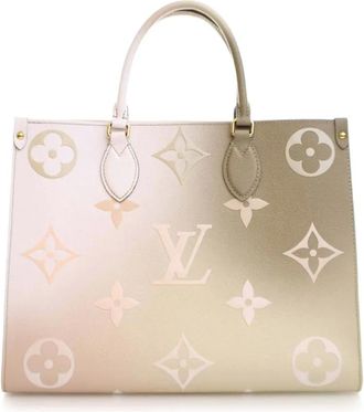 Louis Vuitton 2021-2025 Spring in the City OnTheGo MM grote tas met monogram - Groen