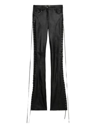 Blumarine Pantaloni con lacci - Nero