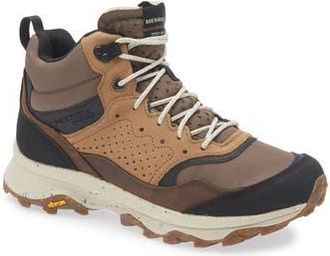 Merrell Speed Solo Mid Waterproof Hiking Boot in Earth at Nordstrom Rack, Size 10.5
